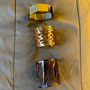 Gold Bangles Combo of 3